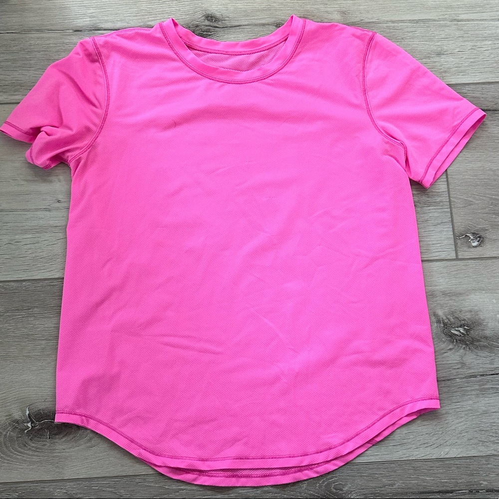 Lululemon high neck run and train tee
